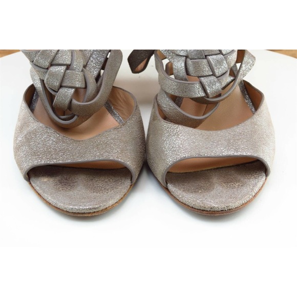 Bella Sz 7.5 M Brown‎ Ankle Strap Leather Women Sandals - Picture 2 of 8